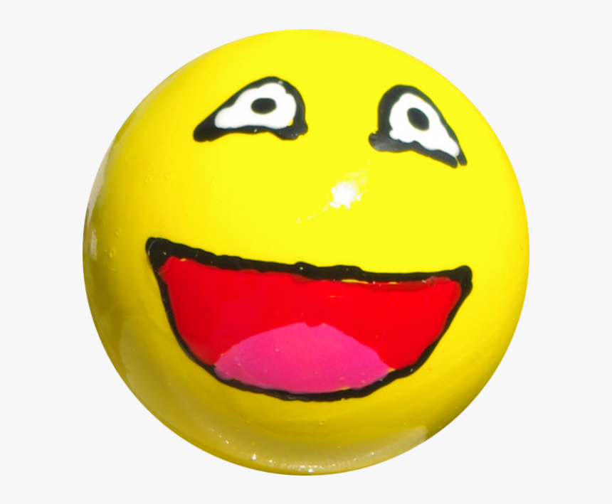 But Buis Smiley Jaune Bouche Grande Ouverte Peint À - Smiley, HD Png Download