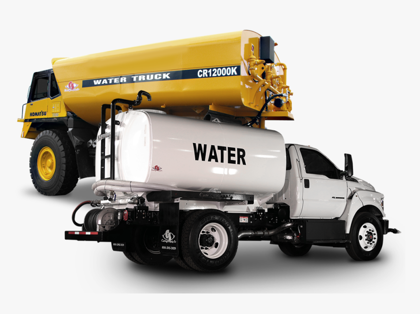 Water Tanker Truck Png, Transparent Png