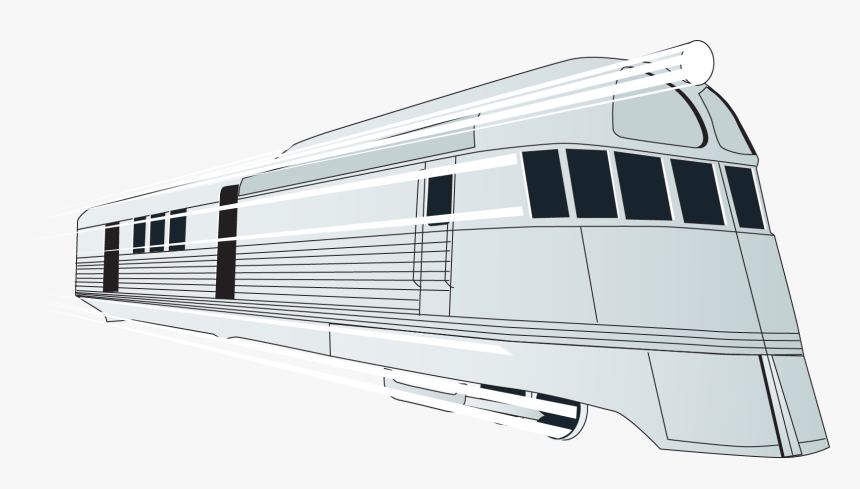 Train Rail Transport Rapid Transit High-speed Rail - Train, HD Png Download