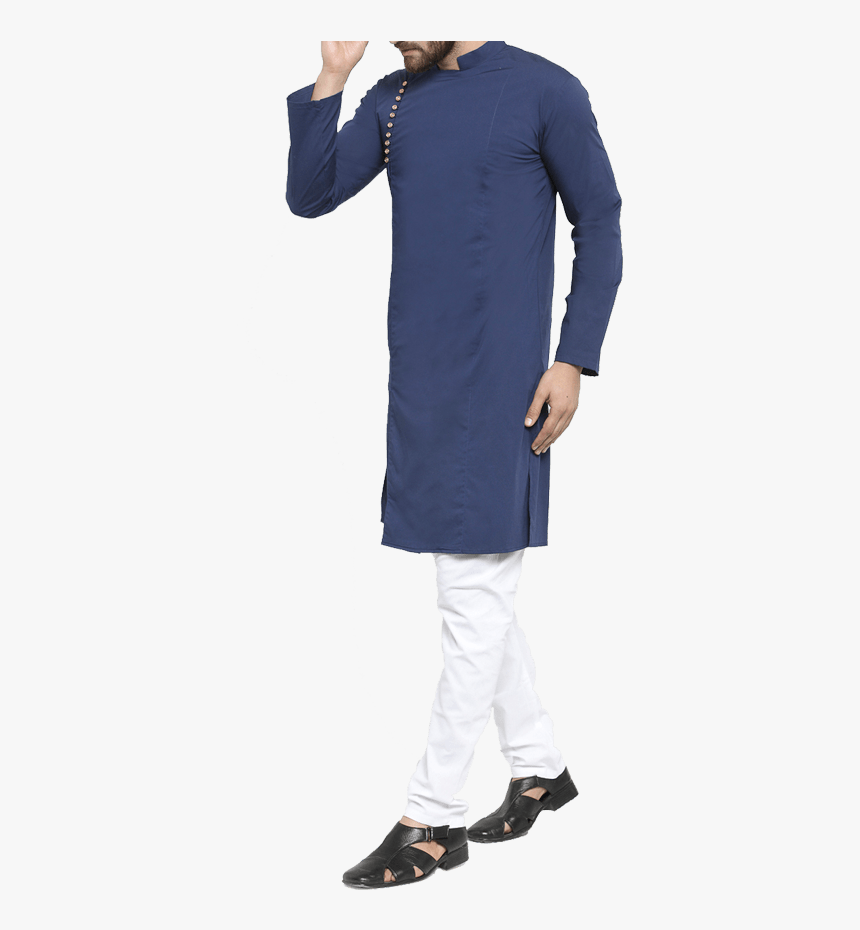Button-down Short Kurta - Formal Wear, HD Png Download