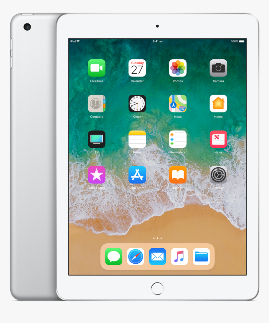 Apple Ipad - Silver Ipad 2018, HD Png Download
