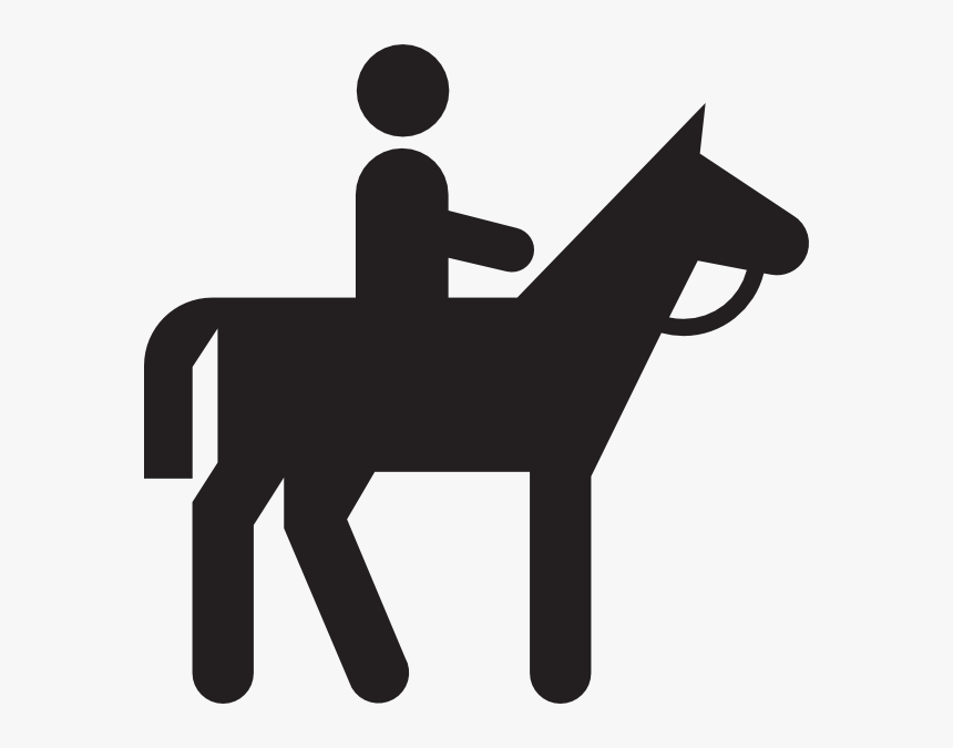 Juice Vector Corner Flex Design Stick Figure Riding A Horse, HD Png