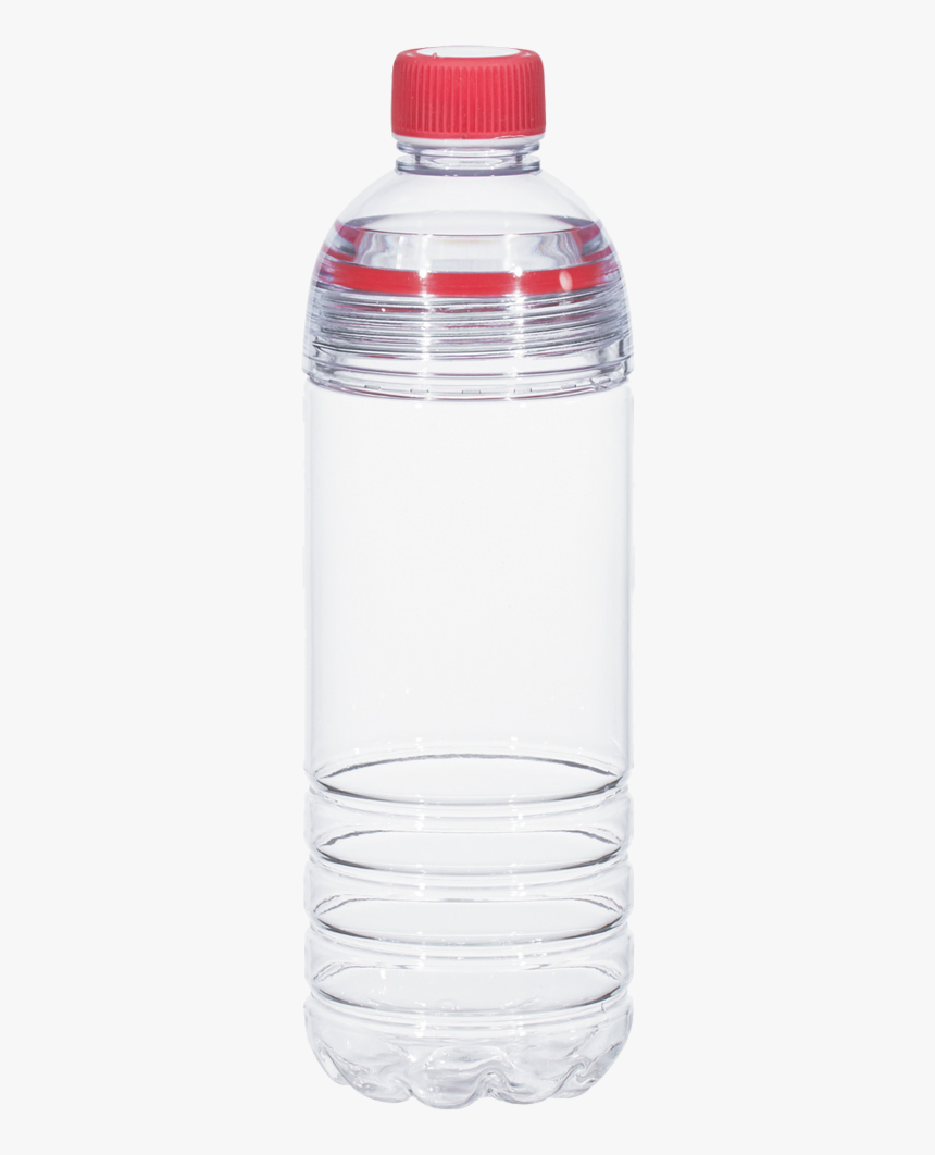 Mineral Water Bottle Png With Red Cap, Transparent Png