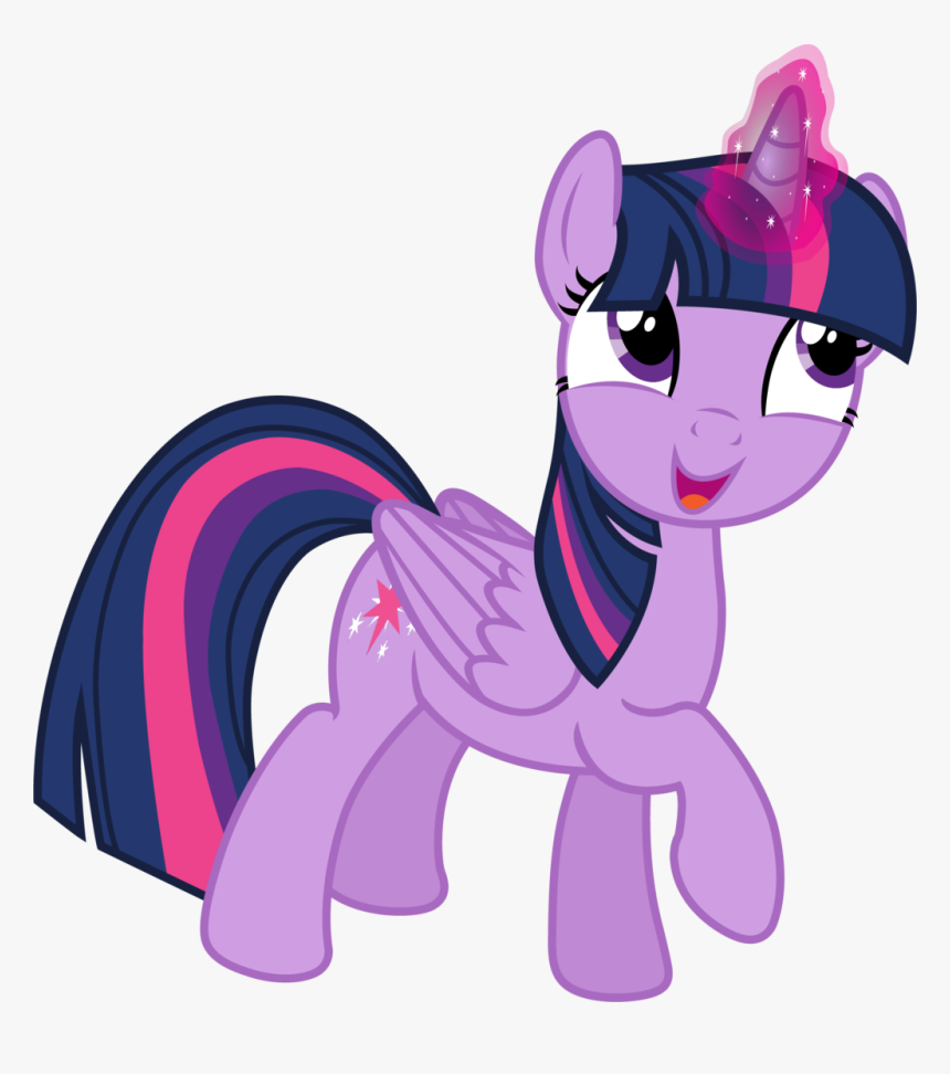 Twilight Sparkle Happy Magic Vector Par Davidsfire - Twilight Sparkle Mlp Fim, HD Png Download