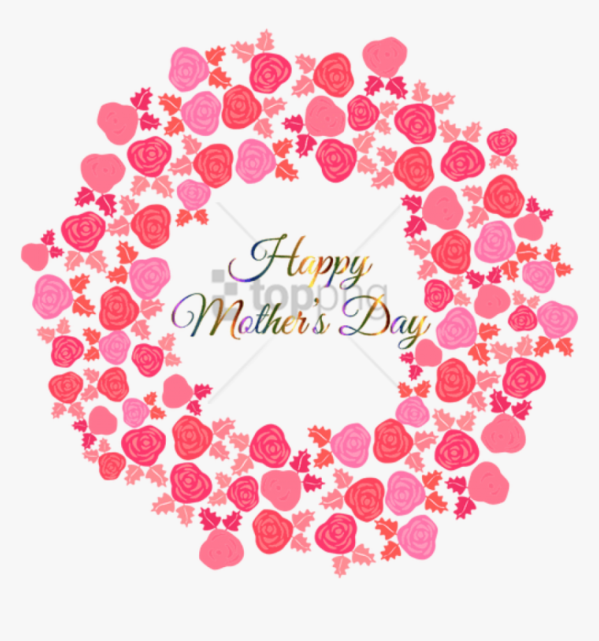 Free Png Bouquet Of Pink Flowers - Happy Mother's Day .png, Transparent Png