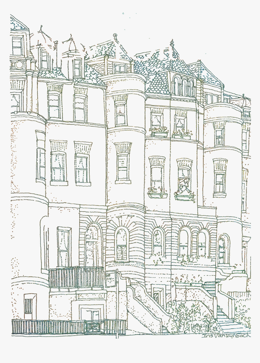 Artists Drawing Building - Sketch, HD Png Download
