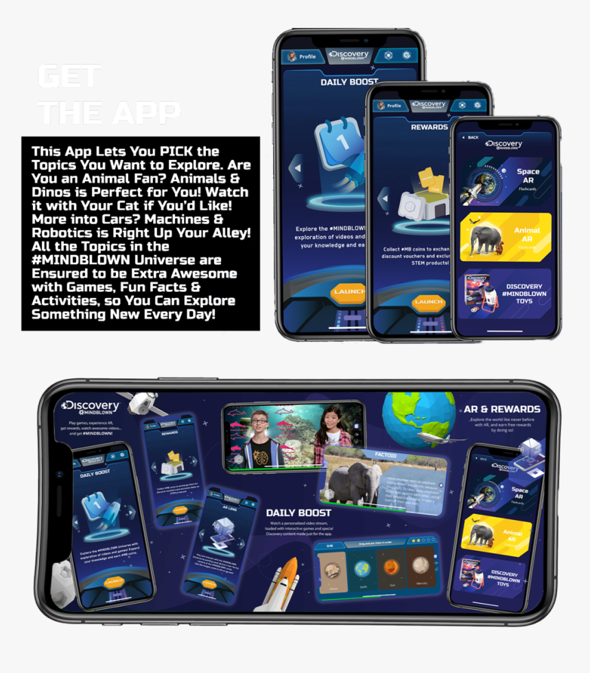 Use Get App Now - Discovery Mindblown, HD Png Download