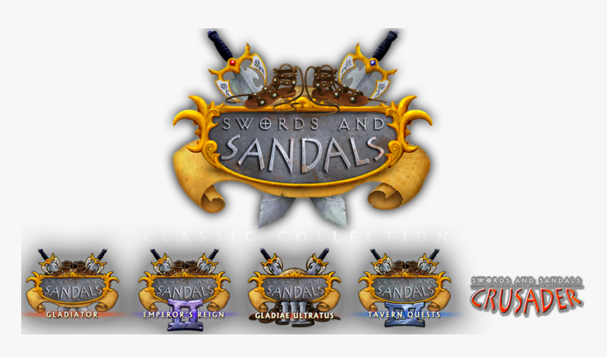 Swords And Sandals Classic Collection Logo - Poster, HD Png Download