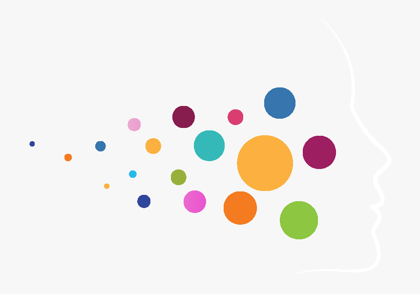 Colorful Dots Png - Circle, Transparent Png