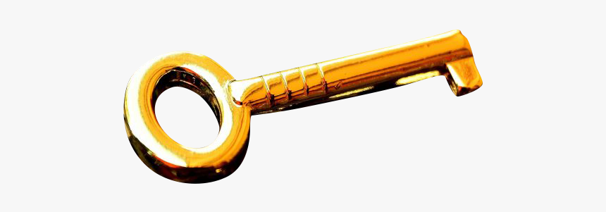 Key-golden - Circle, HD Png Download