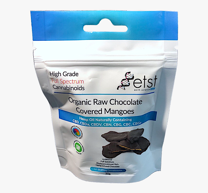 Cbd Cannabidiol Dark Chocolate Covered Mangoes - Chocolate, HD Png Download