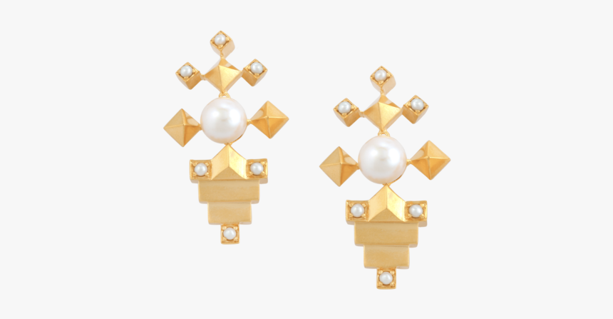 Les Muses Bm Prerna Jewellery Kajal Baby Pearls-min - Emblem, HD Png Download