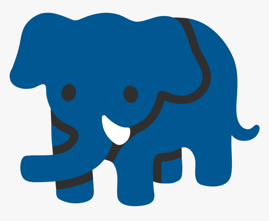 File - Emoji U1f418 - Svg - Elephant Emoji Clipart - Elephant Emoji Facebook, HD Png Download
