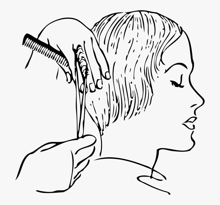 Hair Cutting Clip Art, HD Png Download