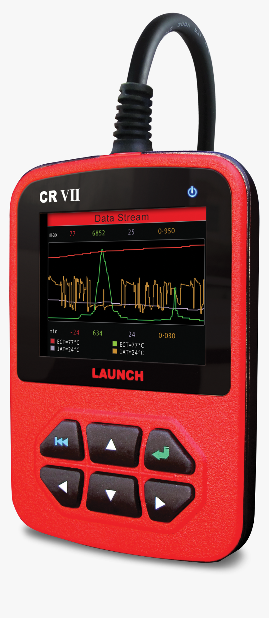 Launch Creader Vi Driver - Launch (301050139) Creader Vii Code Reader With Oil, HD Png Download