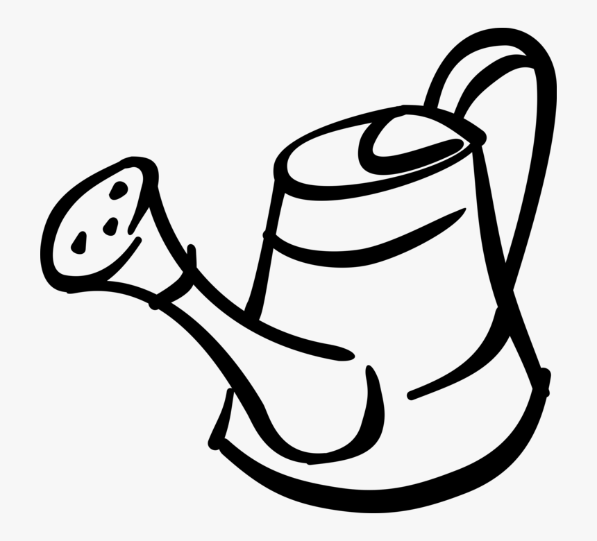 Vector Illustration Of Watering Can Or Watering Pot - Gießkanne Clipart, HD Png Download