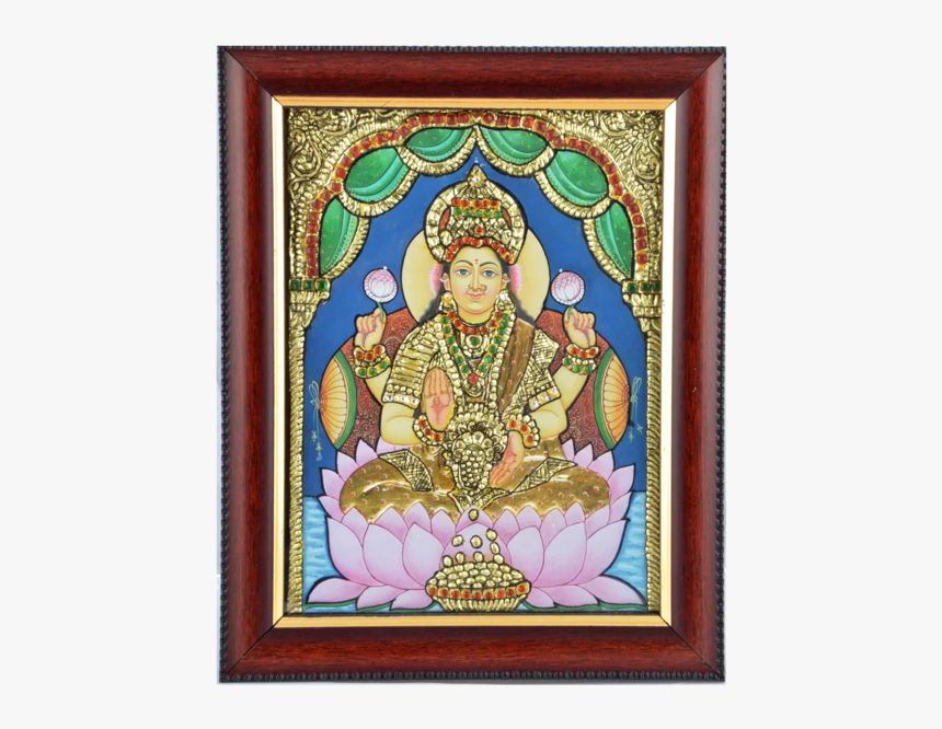 Mangala Arts Lakshmi Tanjore Acrylic Base Painting - Art, HD Png Download