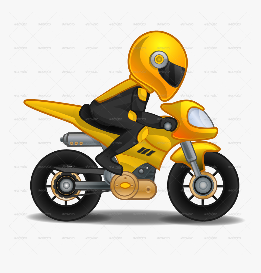Transparent Background Motorbike Clipart, HD Png Download