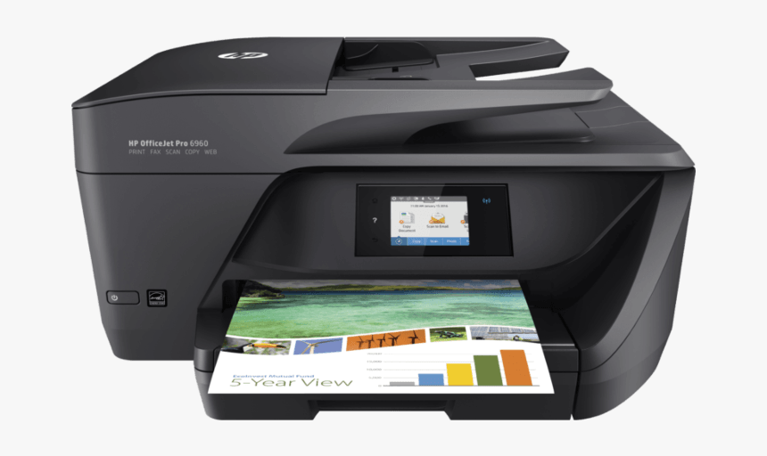 Hp Officejet Pro 6960 All In One Printer, HD Png Download