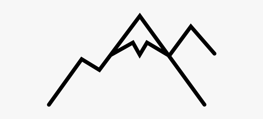 Mystery Mountain - Line Art, HD Png Download