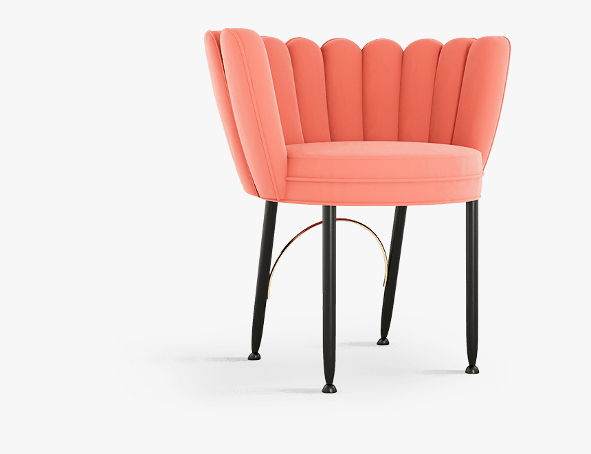 Angel Dining Chair Deluxe Piece Glamorous - Club Chair, HD Png Download