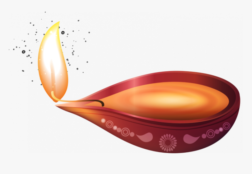 Diya Decoration Png - Diwali Diya Png Hd, Transparent Png