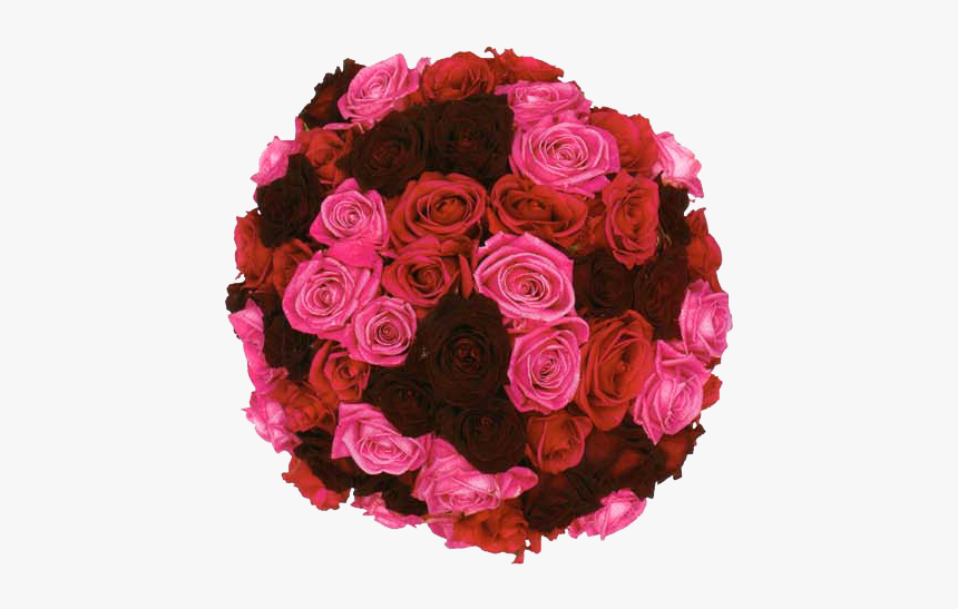 Rosde Bouque Png Round Shape - Garden Roses, Transparent Png