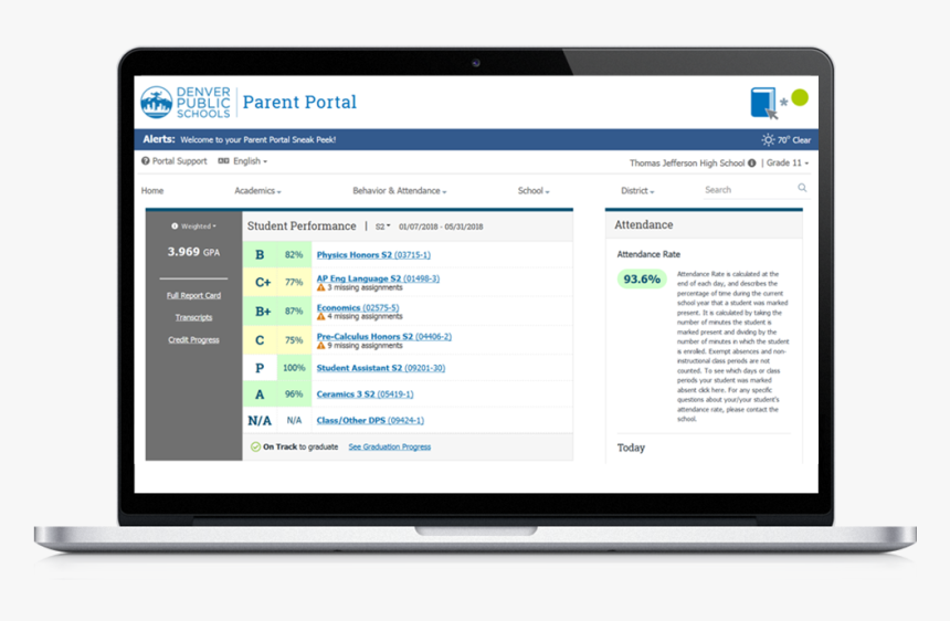 Student Portal Dps, HD Png Download