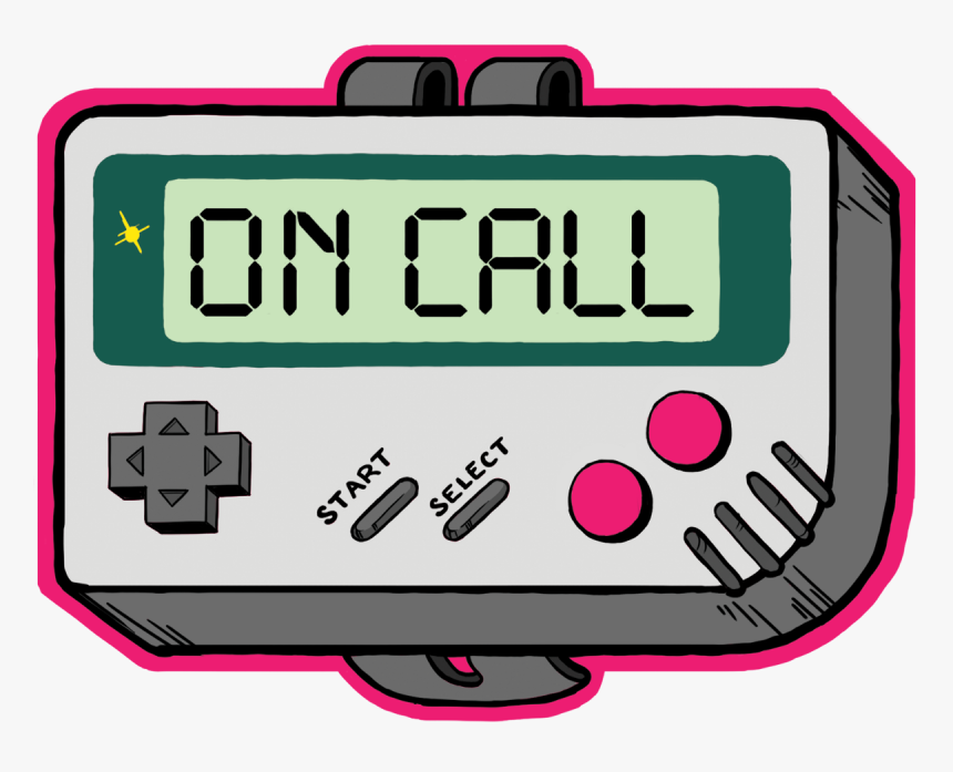 Button S On-call Sticker, Designed By Cori Huang Clipart, HD Png Download