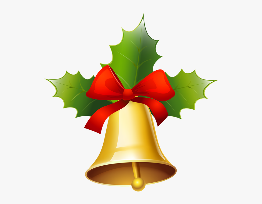 Golden Christmas Bell Png - Christmas Bells Png Clip Art, Transparent Png