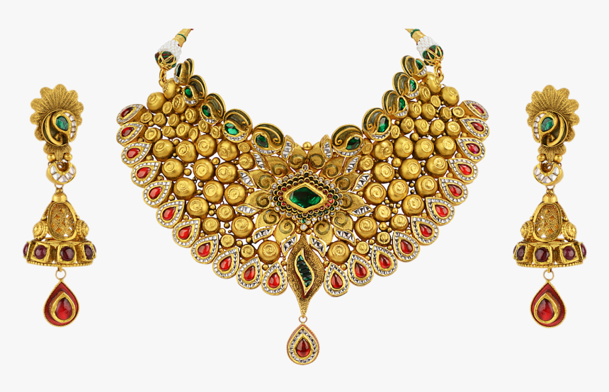 Gold Jewellery Set Png, Transparent Png