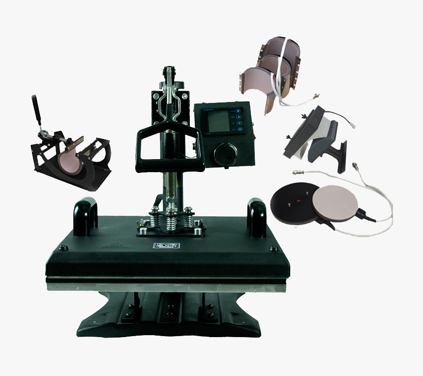 Large Format 8 In 1 Combo Heat Press T-shirt Printing - Machine Tool, HD Png Download