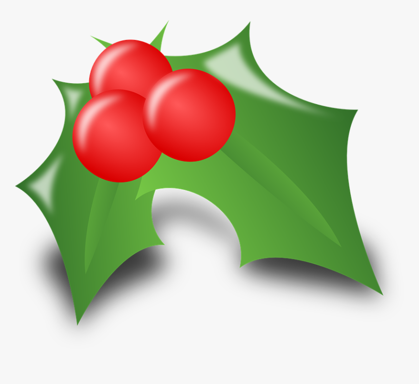 Holly, Ilex, Leaves, Thorny, Spiky, Christmas, Holidays - Christmas Decorations Art, HD Png Download