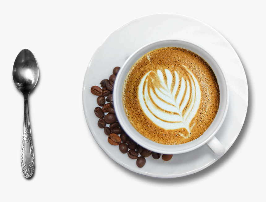 Coffee Cup And Saucer Black Coffee Free Picture - Foamer Latte, HD Png Download