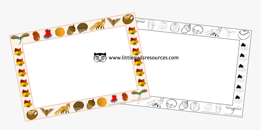 Autumn Borders Cover, HD Png Download