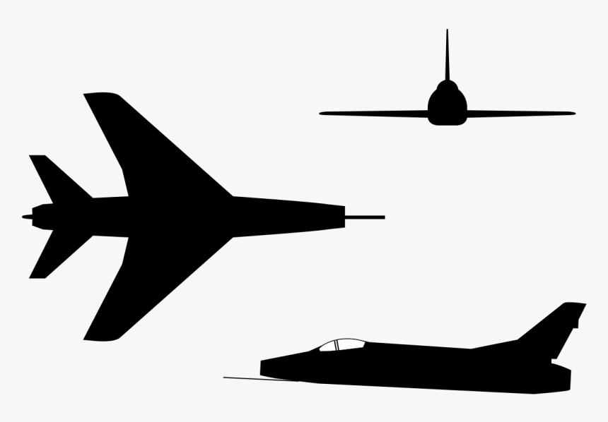 Planes In Ww2 Silhouette, HD Png Download