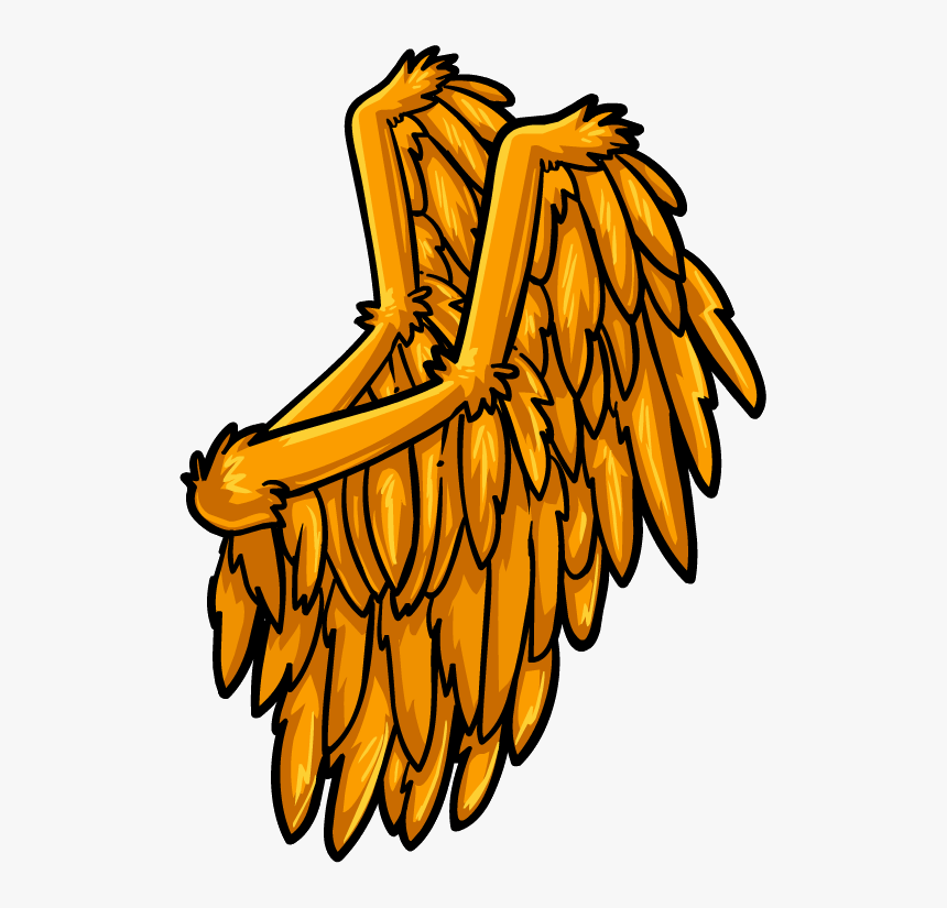 Club Penguin Wiki - Club Penguin Orange Wings, HD Png Download