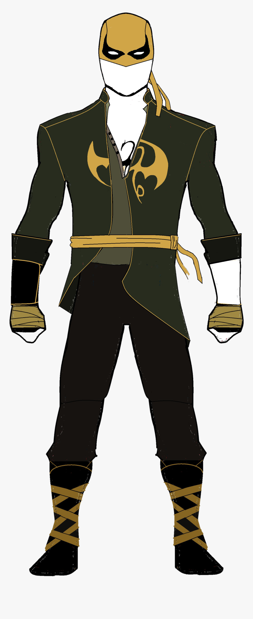 Iron Fist Comic Suit, HD Png Download