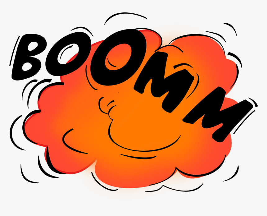 Clip Art Explosion Onomatopoeia - Gas Explosion Clipart, HD Png Download