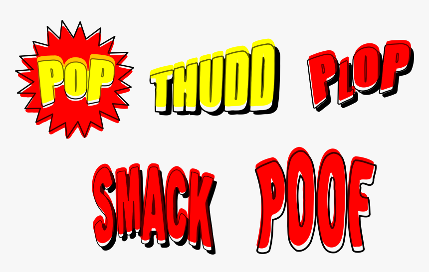 Vintage Comic Book / Sunday Comics Sound Effects - Skyn Cocktail Club Condoms, HD Png Download