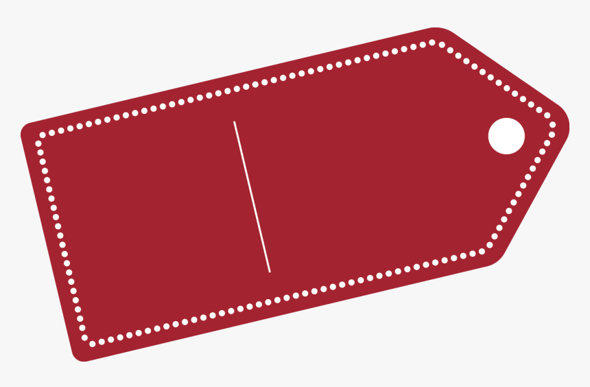 Red Diagonal Pencil Banner White Dot Border - Colorfulness, HD Png Download