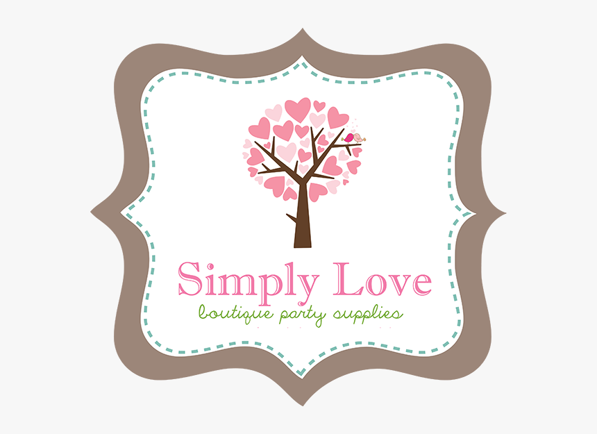 Simply Love Boutique Party Supplies - Heart Tree, HD Png Download