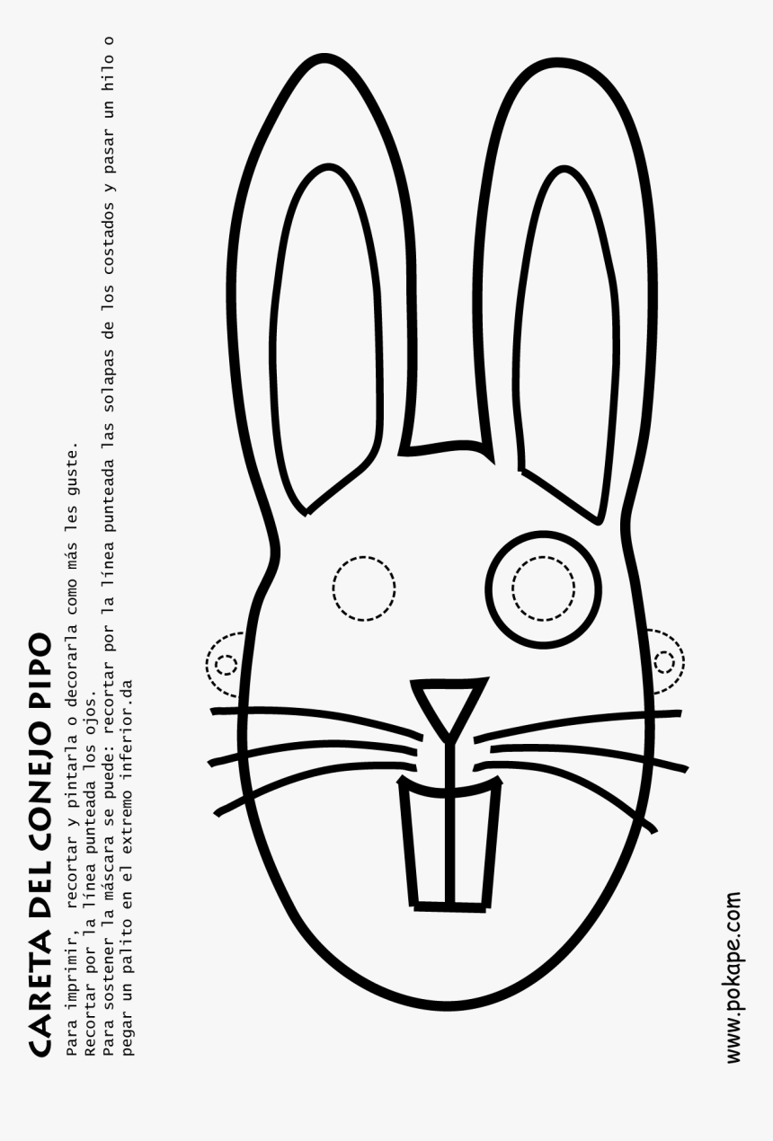 Caretas De Colores Perdidos - Domestic Rabbit, HD Png Download