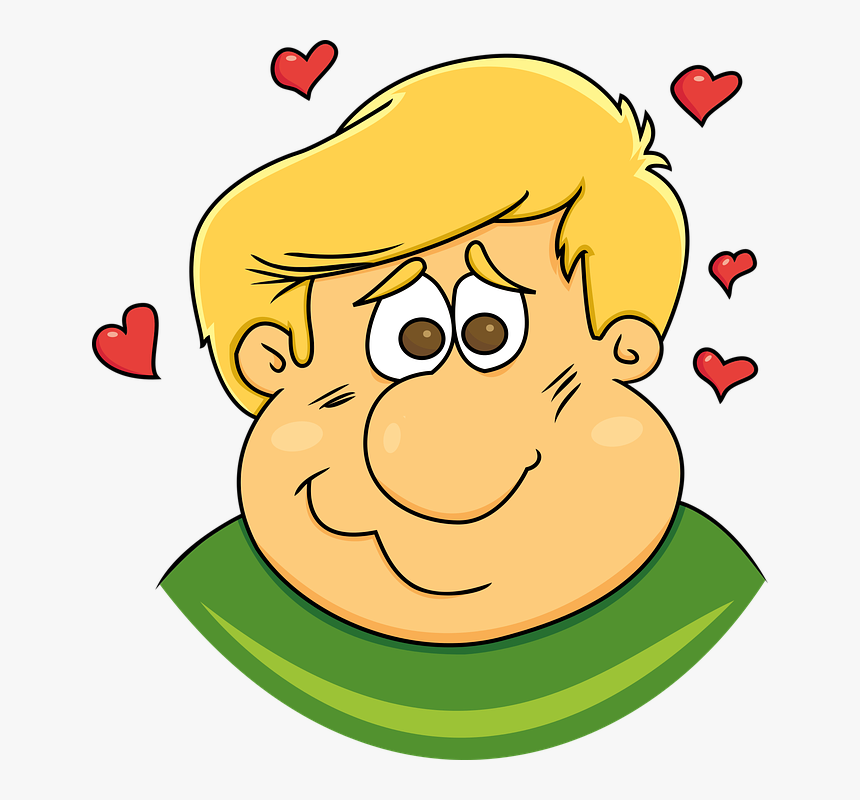 Cartoonheart - Boy In Love Png, Transparent Png