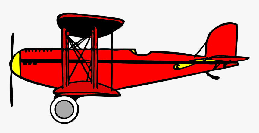 Biplane Clipart, HD Png Download
