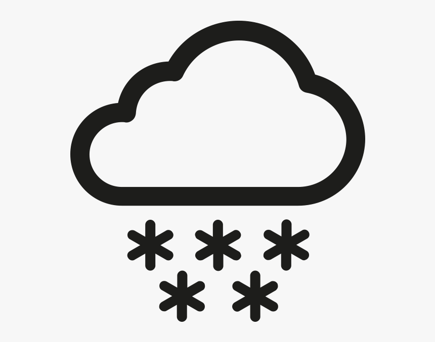 Snowflake Brush Photoshop Clipart , Png Download - Weather Icons White Png, Transparent Png