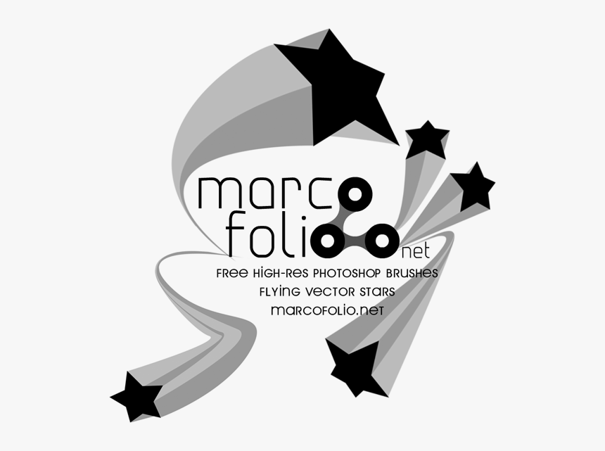 Flying Vector Stars Example - Free Vector Stars, HD Png Download