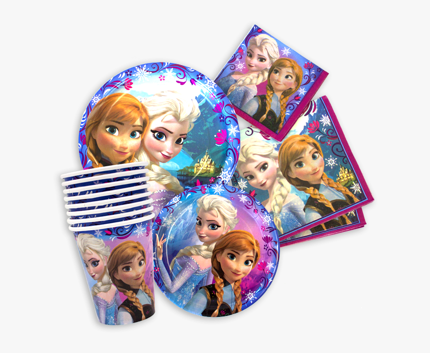 Themed Party Supplies - Frozen Party Plates And Cups, HD Png Download