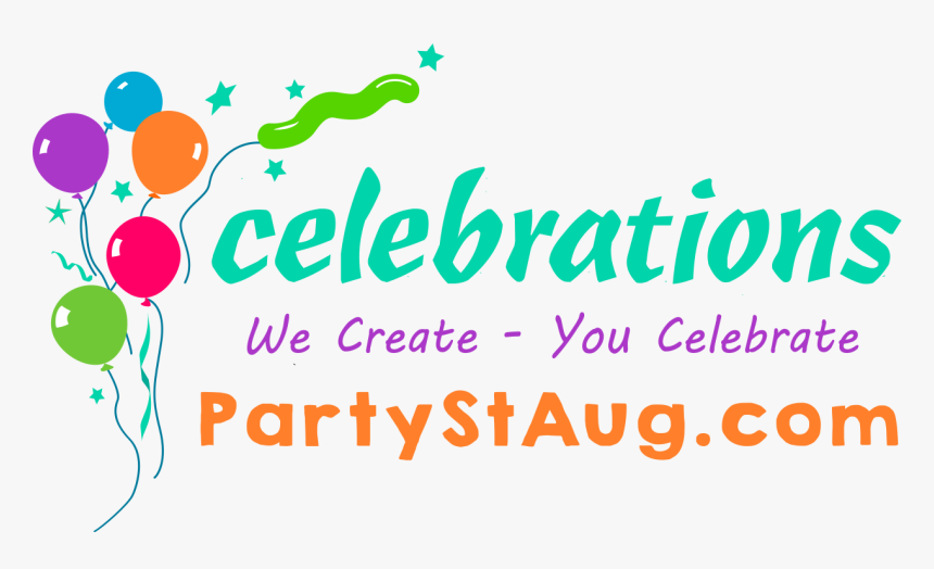 Shop Party Supplies - Text Celebrations Png, Transparent Png