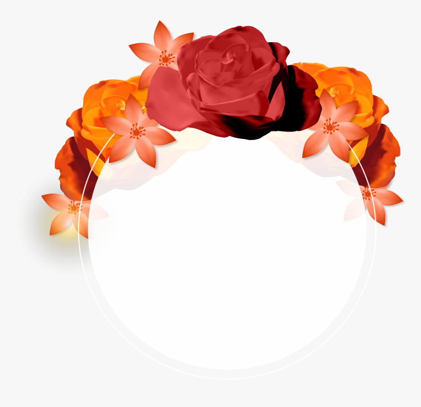 Vector Hand Painted Decoration - Headband Flower Vector, HD Png Download